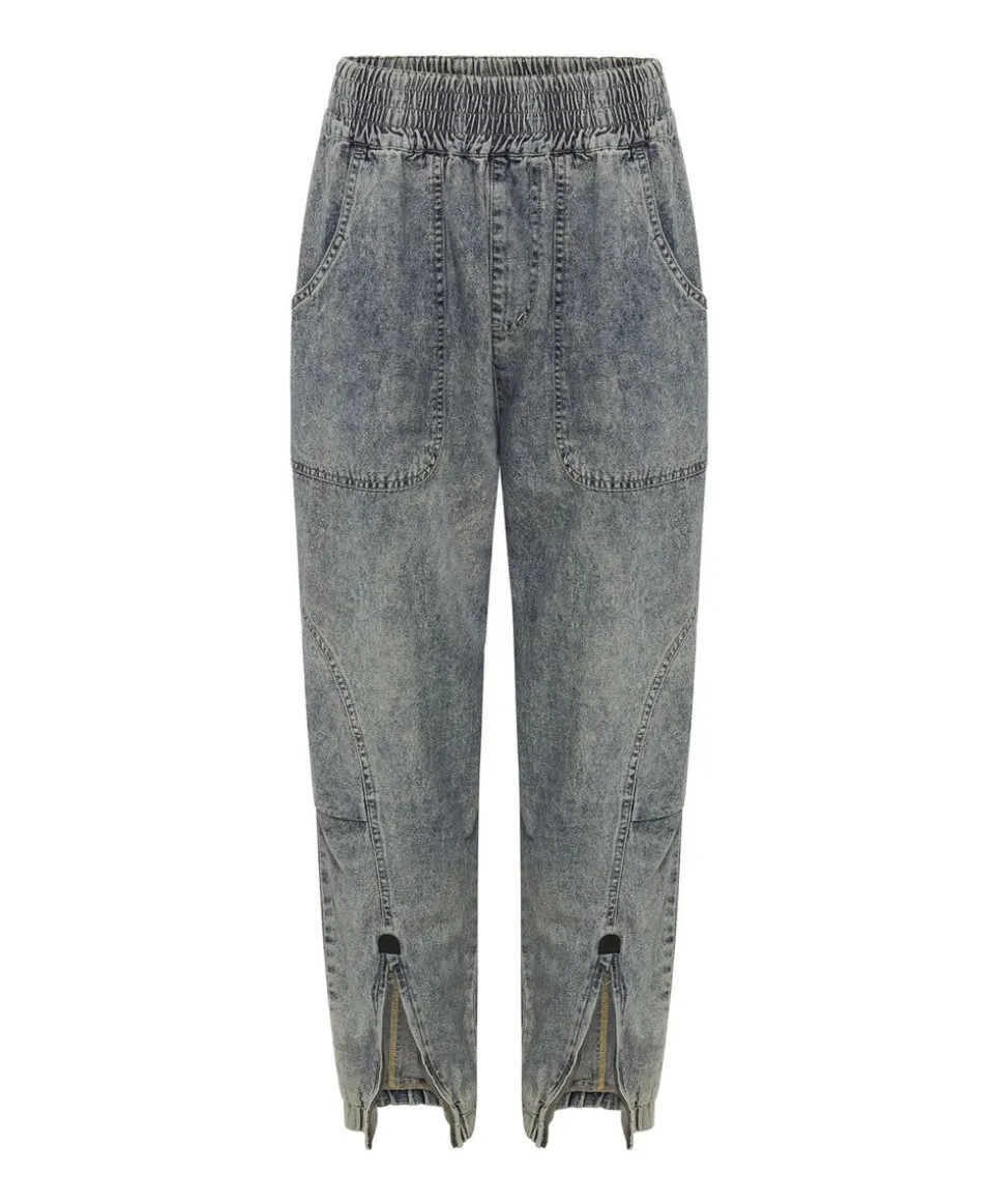 Denim Jeans|ONE TEASPOON Dirty Blue Denim Flight Pants