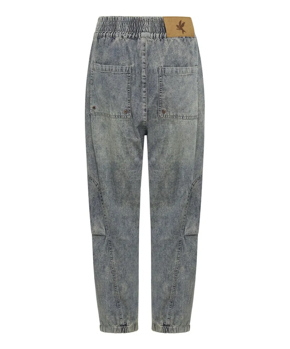 Denim Jeans|ONE TEASPOON Dirty Blue Denim Flight Pants