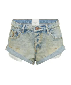 Denim Shorts|ONE TEASPOON Dirty Kansas Bandits Low Waist Denim Shorts