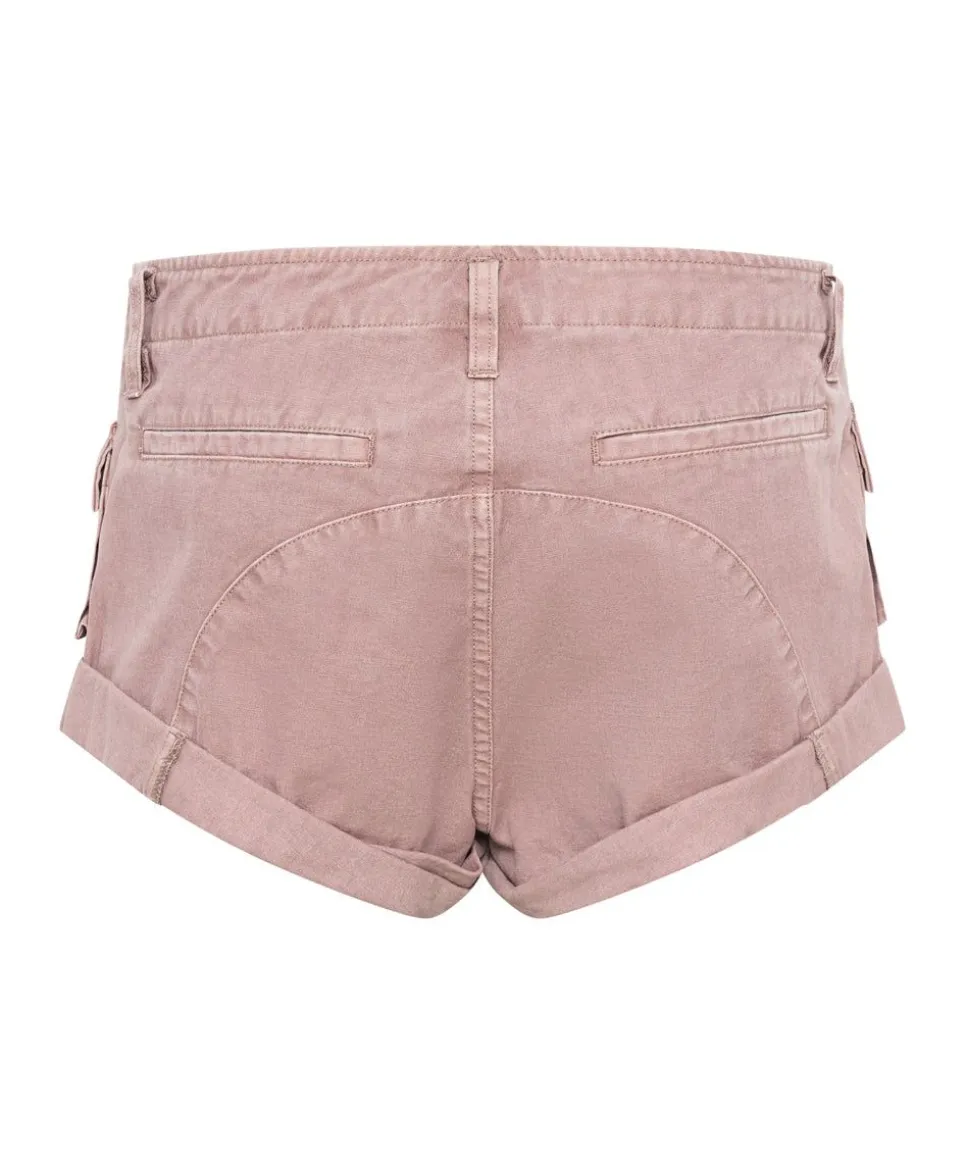 Bottoms|ONE TEASPOON Dirty Rose Cadet Bandits Low Waist Shorts