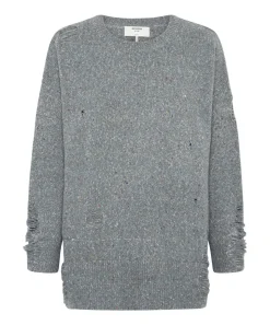 Knitwear|ONE TEASPOON Distressed Fisherman Knit Sweater