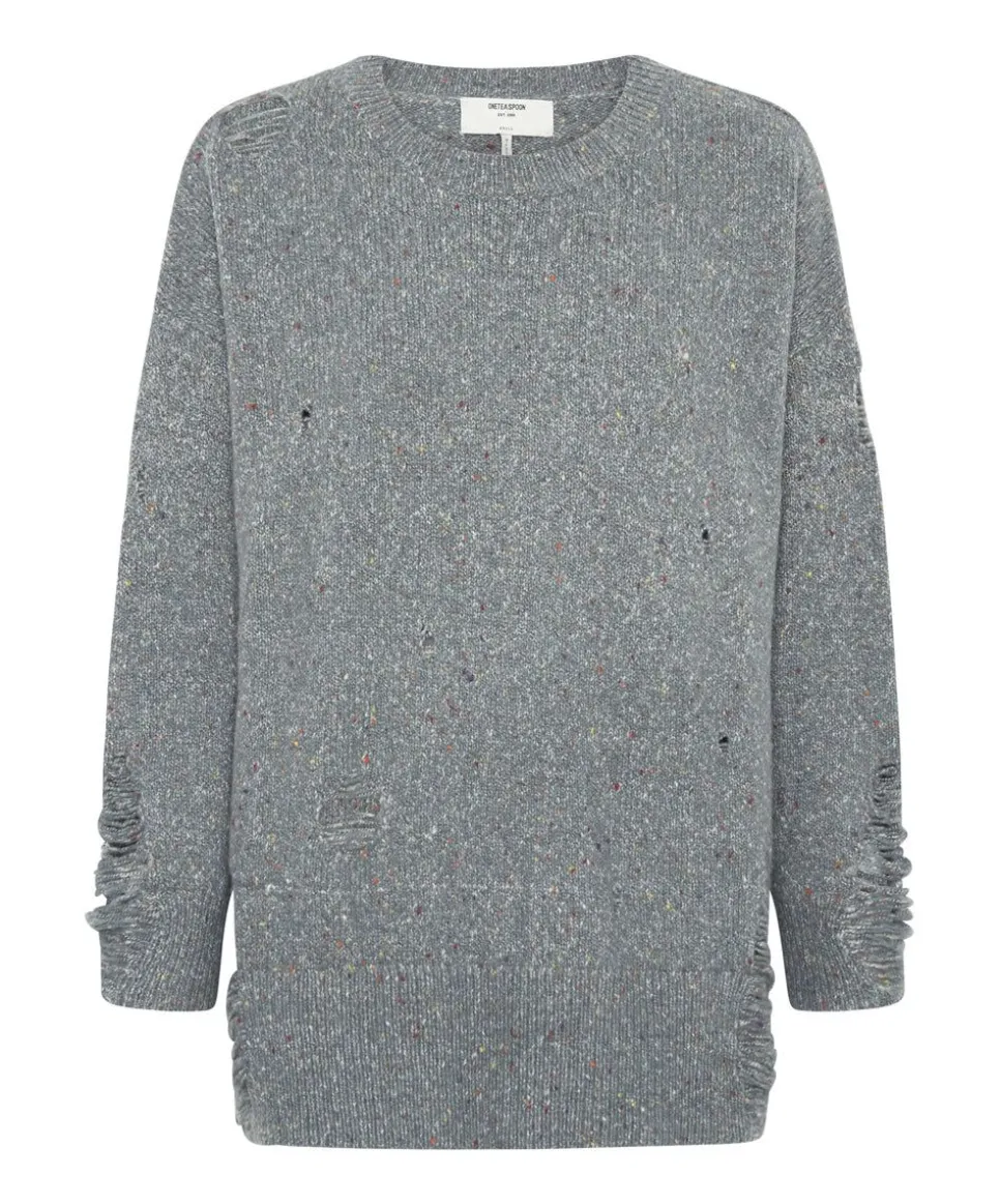 Knitwear|ONE TEASPOON Distressed Fisherman Knit Sweater