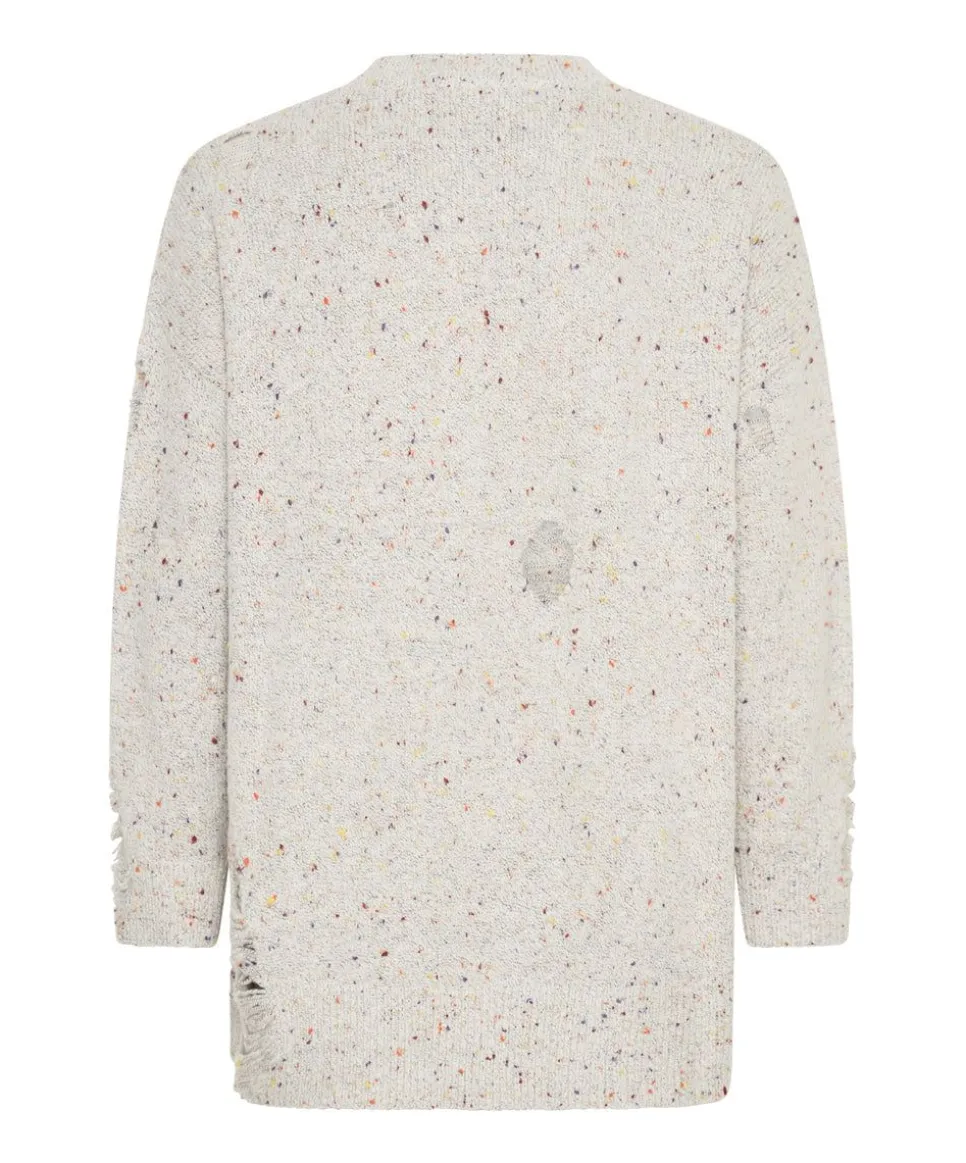 Knitwear|ONE TEASPOON Distressed Fisherman Knit Sweater