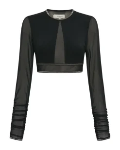 Tops|ONE TEASPOON Dominator Mesh Longsleeve Top