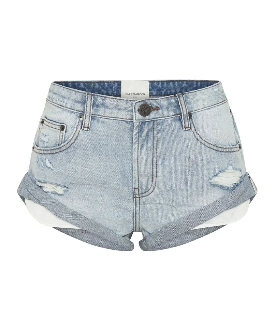 Denim Shorts|ONE TEASPOON Dream Bandit Low Waist Denim Shorts