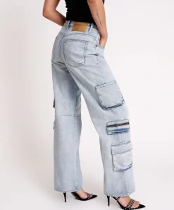 Denim Jeans|ONE TEASPOON Dream Cargo Jackson Wide Leg Jeans