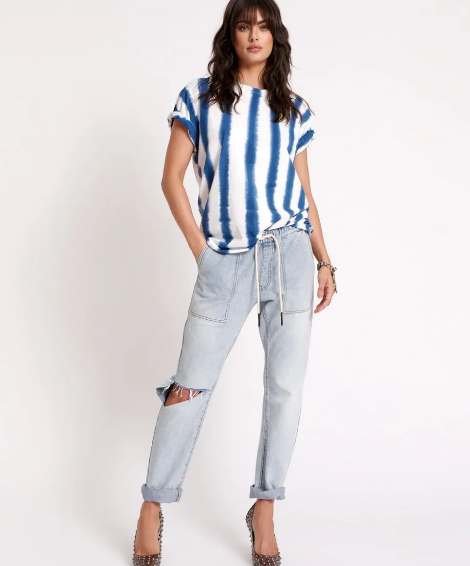 Denim Jeans|ONE TEASPOON Dream Shabbies Drawstring Boyfriend Jeans