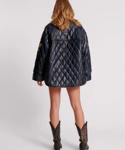 Leather Jackets|ONE TEASPOON Eagle Eye Leather Quilted Jacket