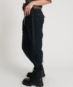 Bottoms|ONE TEASPOON Faded Black Cadet Pants