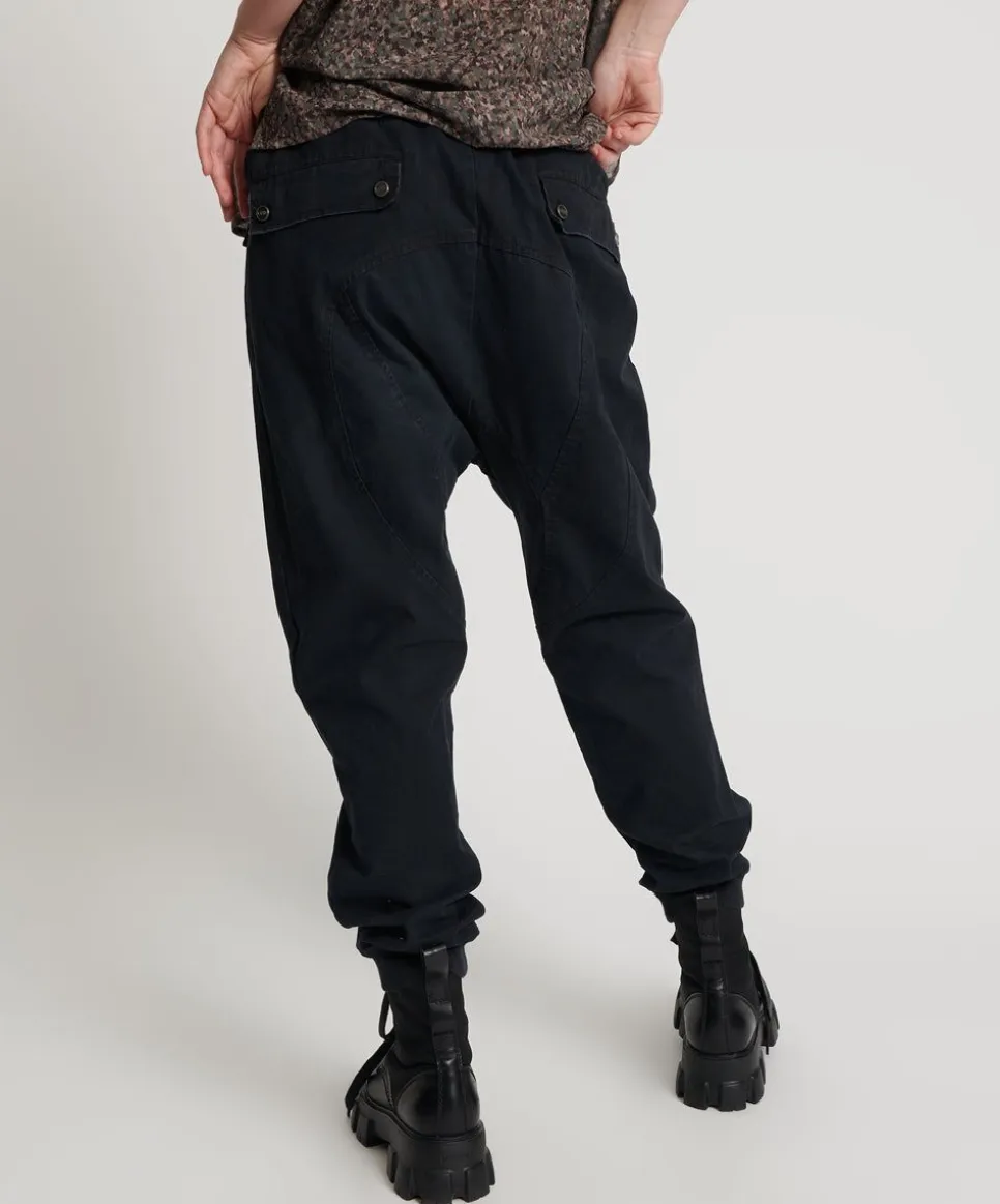 Bottoms|ONE TEASPOON Faded Black Cadet Pants