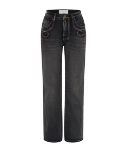 Denim Jeans|ONE TEASPOON Faded Black Charlie Slim High Waist Bootcut Jeans
