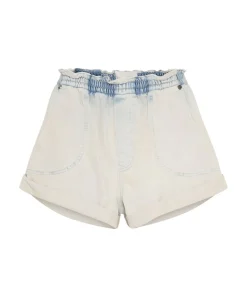 Denim Shorts|ONE TEASPOON Faded Blue Luxe Stretch Hunters Boyfriend Shorts