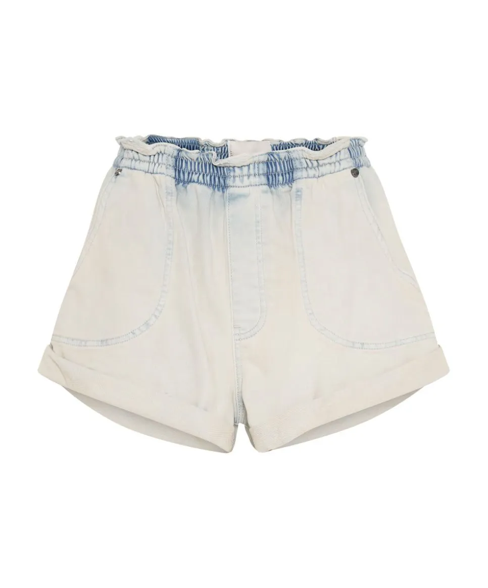 Denim Shorts|ONE TEASPOON Faded Blue Luxe Stretch Hunters Boyfriend Shorts