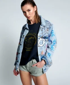 Denim Shorts|ONE TEASPOON Faded Khaki Bandits Low Waist Denim Shorts