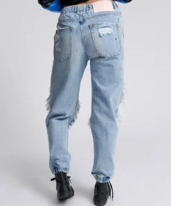 Denim Jeans|ONE TEASPOON Fleetwood Artiste Trackers Mid Waist Jogger Jeans
