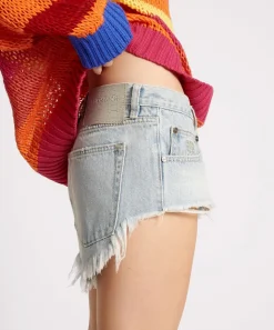 Denim Shorts|ONE TEASPOON Fleetwood Bonitas Low Waist Denim Shorts