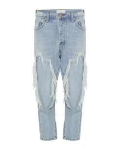 Denim Jeans|ONE TEASPOON Fleetwood Kingpins Cropped Boyfriend Jeans