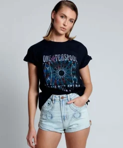 Denim Shorts|ONE TEASPOON Florence Bandits High Waist Denim Shorts