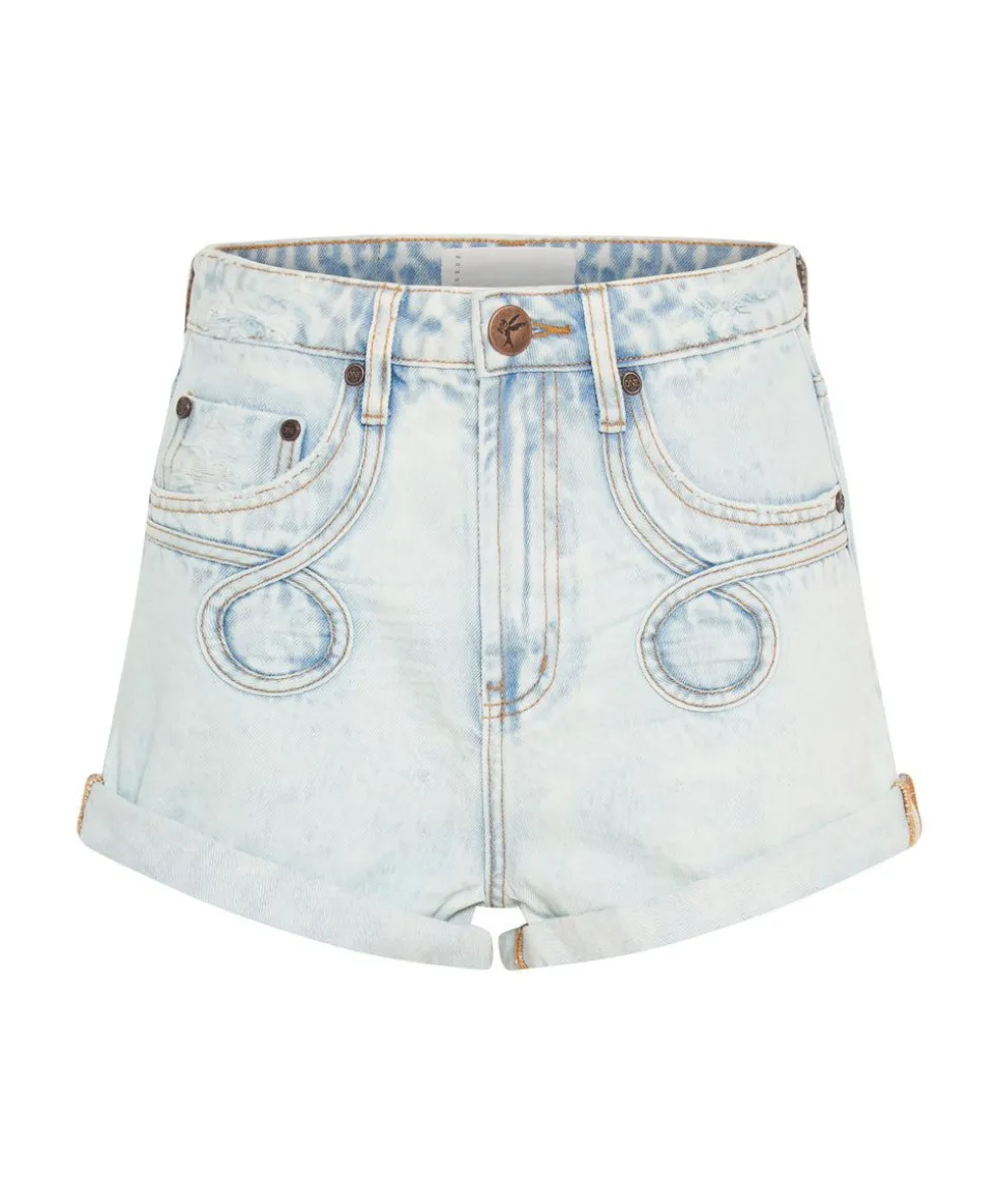 Denim Shorts|ONE TEASPOON Florence Bandits High Waist Denim Shorts