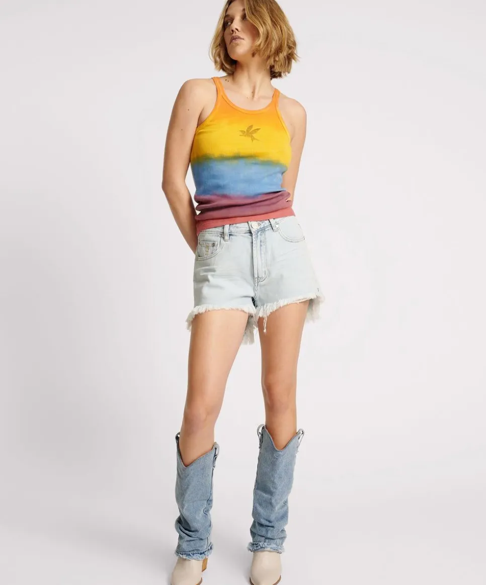 Denim Shorts|ONE TEASPOON Florence Bonitas High Waist Denim Shorts