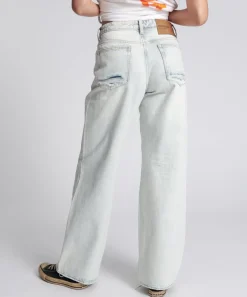 Denim Jeans|ONE TEASPOON Florence Jackson Mid Waist Wide Leg Jeans