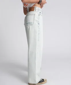 Denim Jeans|ONE TEASPOON Florence Jackson Mid Waist Wide Leg Jeans