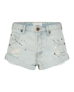 Denim Shorts|ONE TEASPOON Florence Painted Bandits Low Waist Denim Shorts