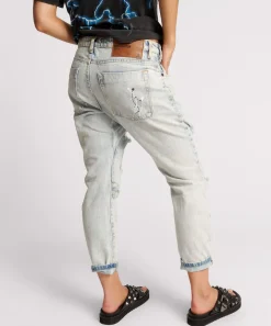 Denim Jeans|ONE TEASPOON Florence Painted Saints Boyfriend Jeans