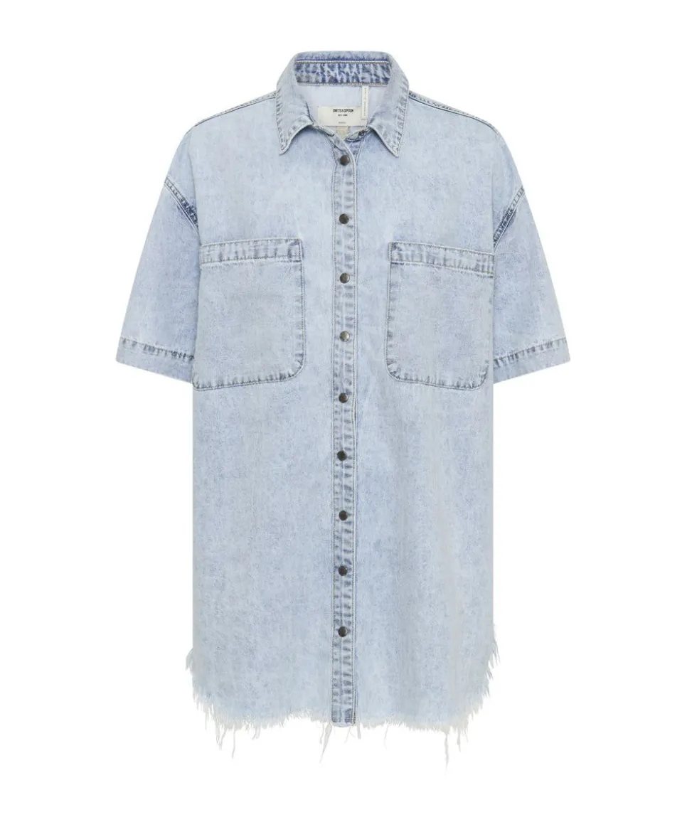 Midi & Maxi Dresses|ONE TEASPOON Florence Paris Denim Shirt Dress
