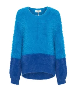Knitwear|ONE TEASPOON Fluffy Colour Blocked Sweater