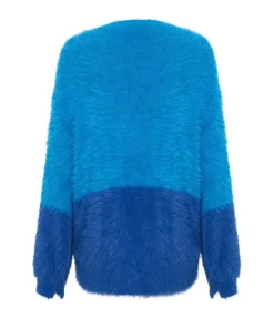 Knitwear|ONE TEASPOON Fluffy Colour Blocked Sweater