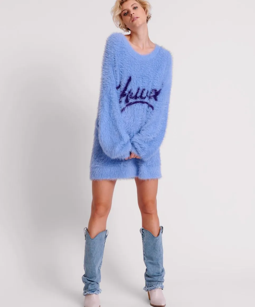Knitwear|ONE TEASPOON Fluffy Cornflower Howdy Knit Sweater Dress