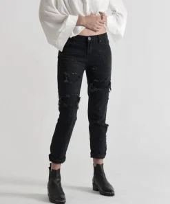 Denim Jeans|ONE TEASPOON Fox Black Awesome Baggies