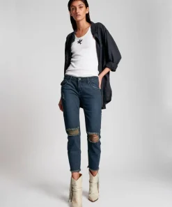 Denim Jeans|ONE TEASPOON Fox Black Freebirds