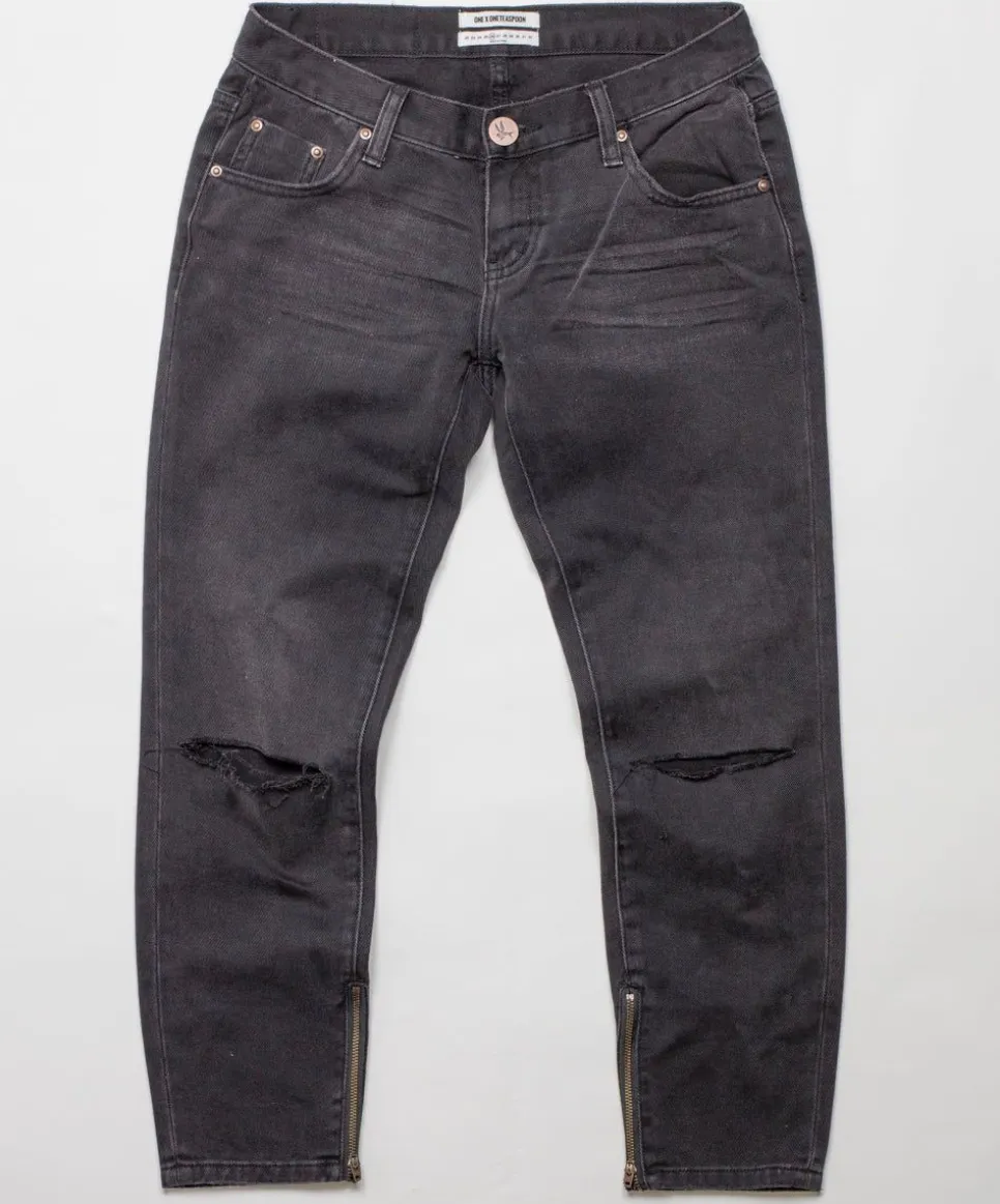 Denim Jeans|ONE TEASPOON Freebirds Low Waist Rigid Skinny Jeans