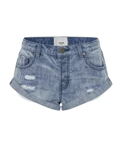 Denim Shorts|ONE TEASPOON Fresh Blue Bandit Low Waist Denim Shorts