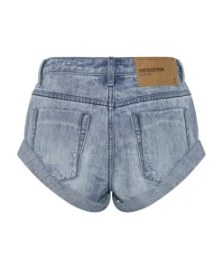 Denim Shorts|ONE TEASPOON Fresh Blue Bandit Low Waist Denim Shorts