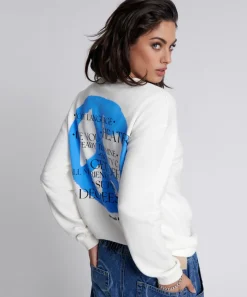 Hoodies And Sweats|ONE TEASPOON Get Physical Peace Sweater