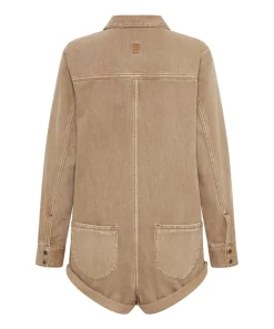 Denim Jumpsuits|ONE TEASPOON Gold Earth Prophecy Jumpsuit