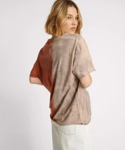 Graphic Tees|ONE TEASPOON Good Vibes Only Oversized Hand Dyed Tee