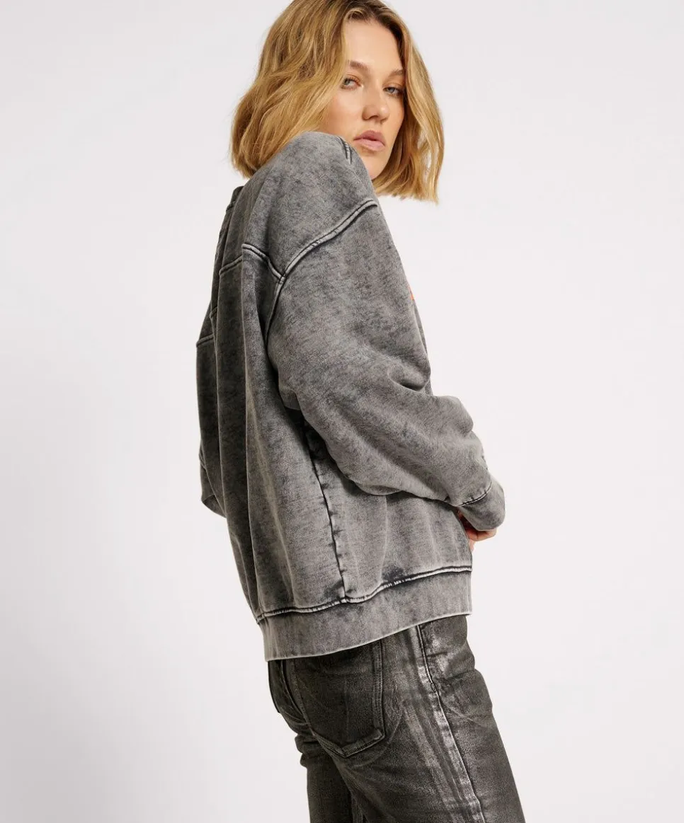 Hoodies And Sweats|ONE TEASPOON Gothic Studded Retro Sweater