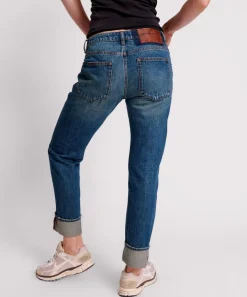 Denim Jeans|ONE TEASPOON Gritty Blue Truckers Low Waist Straight Leg Jeans