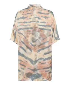 Shirts|ONE TEASPOON Hand Painted Date Night Satin Shirt