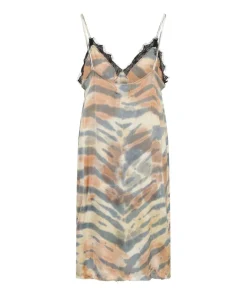 Mini Dresses|ONE TEASPOON Hand Painted Date Night Satin Slip Dress