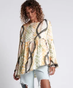 Tops|ONE TEASPOON Hand Painted Mystic Snake Magique Top