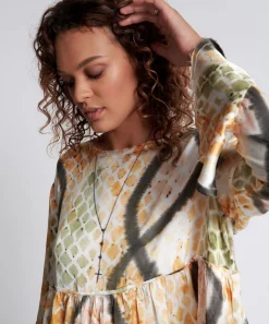 Tops|ONE TEASPOON Hand Painted Mystic Snake Magique Top