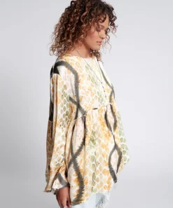 Tops|ONE TEASPOON Hand Painted Mystic Snake Magique Top