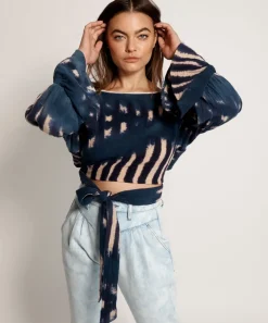 Tops|ONE TEASPOON Hand Tie Dye Santorini Nights Top