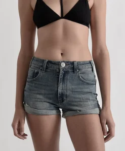 Denim Shorts|ONE TEASPOON Harlets High Waist Stretch Denim Shorts
