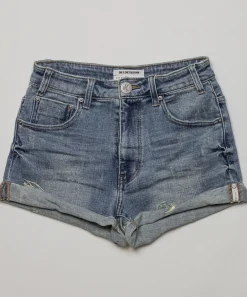 Denim Shorts|ONE TEASPOON Harlets High Waist Stretch Denim Shorts